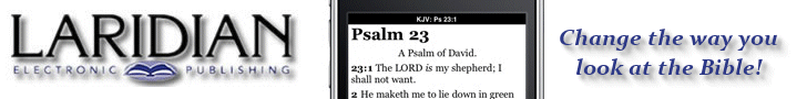 Laridian ... PocketBible for iPhone / iPad / iPod / Windows